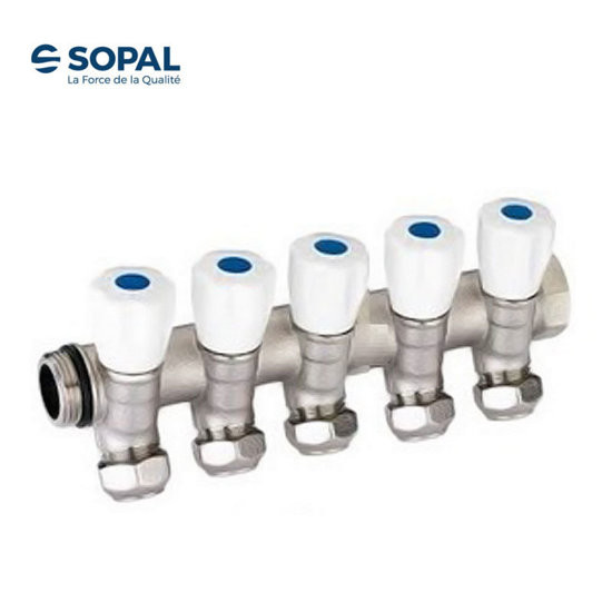 COLLECTEUR INCLINE 3/4" 5 VOIX DE SOPAL